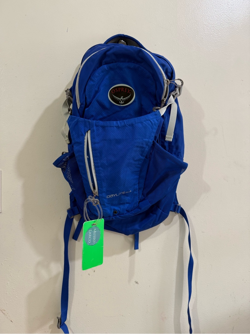 OSPREY Blue Daypack with White Trim
